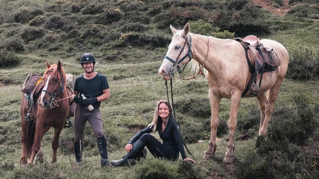 Descanso con los caballos